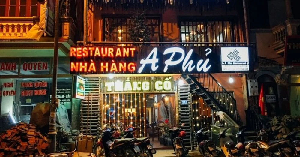 Top 10 quán ăn ngon tại Sapa - Nhà hàng A Phủ